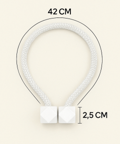 Embrasse Rideau Aimanté - lot de 4