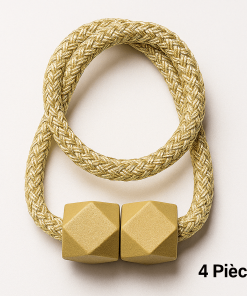 Embrasse Rideau Aimanté - lot de 4 Or / 42cm