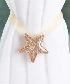 Embrasse Rideau Étoile - 1 pièce Or / Polyester