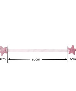 Embrasse Rideau Étoile Grise - 1 pièce Argent
