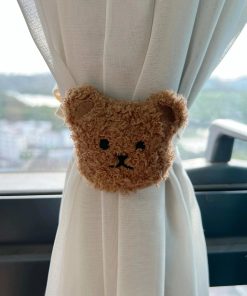 Embrasse Rideau Nounours -  1 pièce Marron Café / 70cm