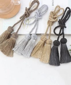 Embrasse Rideau Pompon Or - 1 pièce