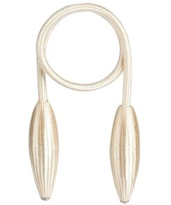 1pc Arbitrary shape strong Curtain Tiebacks Plush Alloy Hanging Belts Ropes Curtain Holdback Curtain Rods Accessoires Beige