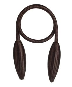 1pc Arbitrary shape strong Curtain Tiebacks Plush Alloy Hanging Belts Ropes Curtain Holdback Curtain Rods Accessoires Black coffee