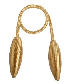 1pc Arbitrary shape strong Curtain Tiebacks Plush Alloy Hanging Belts Ropes Curtain Holdback Curtain Rods Accessoires Gold
