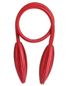 1pc Arbitrary shape strong Curtain Tiebacks Plush Alloy Hanging Belts Ropes Curtain Holdback Curtain Rods Accessoires red