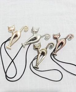 1PC European Creative Magnet Curtain Buckle Animal Cat Curtain Strap High Quality Holder Hook Decorative Home Accessorie
