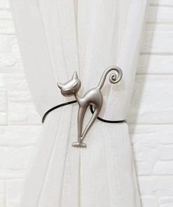 1PC European Creative Magnet Curtain Buckle Animal Cat Curtain Strap High Quality Holder Hook Decorative Home Accessorie