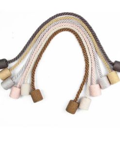 1Pc Magnetic Curtain Tieback Room Accessories Cylinder Hanging Ball Window Drape Holder Buckle Strap Rope Curtain Decoration