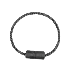 1Pc Magnetic Curtain Tieback Room Accessories Cylinder Hanging Ball Window Drape Holder Buckle Strap Rope Curtain Decoration Charcoal / CHINA / As picture
