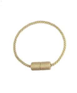 1Pc Magnetic Curtain Tieback Room Accessories Cylinder Hanging Ball Window Drape Holder Buckle Strap Rope Curtain Decoration Gold / CHINA / As picture