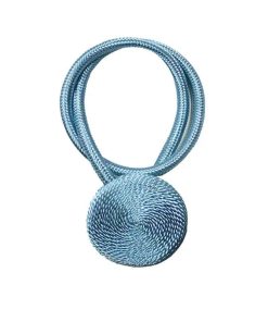 1PC Strong Magnetic Tiebacks Curtain Home Decor Buckle Clips Accessory Buckles Curtain Hook Holder Holdback Bandage Blue / CHINA