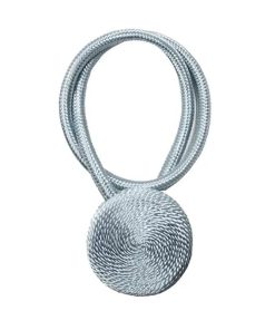 1PC Strong Magnetic Tiebacks Curtain Home Decor Buckle Clips Accessory Buckles Curtain Hook Holder Holdback Bandage Silver / CHINA