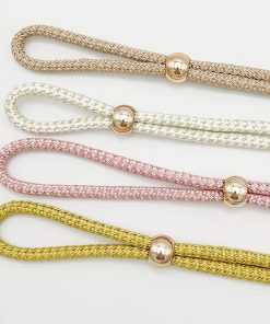 2pcs Adjustable High Grade French Ball Curtain Tiebacks, Convenient Draped Tiebacks Decorative Curtain Fixer Curtain Tiebacks