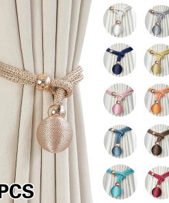 Embrasse Rideau Boule Tressé - 2 pièces