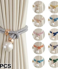 Embrasse Rideau Perle Ajustable - 2 pièces