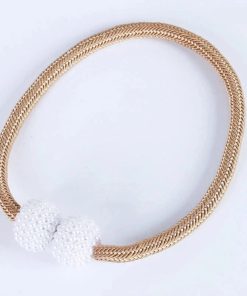 2PCS Pearl Magnetic Curtain Clip Curtain Holders Tie Back Buckle Clips Hanging Ball Buckle Tie Back Curtain Decor Accessories Camel / 2PCS