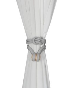 BELAVENIR Magnetic Curtain Tieback Hand Woven Cotton Curtains Holder Tieback Rope Buckle Home Decorators Accessories