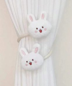 Cartoon Curtain Tie, Creative Children's Room Bedroom Cute Doll Curtain Clip, Bear Rabbit Curtain Buckle, Baby Room Storage Deco