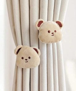 Cartoon Curtain Tie, Creative Children's Room Bedroom Cute Doll Curtain Clip, Bear Rabbit Curtain Buckle, Baby Room Storage Deco