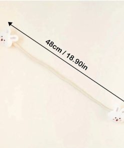 Cartoon Curtain Tie, Creative Children's Room Bedroom Cute Doll Curtain Clip, Bear Rabbit Curtain Buckle, Baby Room Storage Deco Rabbit / Other