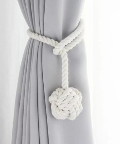 Embrasse Rideau Boule de Touline Beige