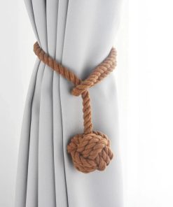 Embrasse Rideau Boule de Touline Light Coffee