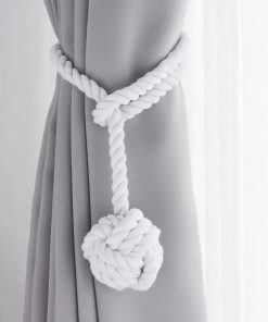 Embrasse Rideau Boule de Touline White