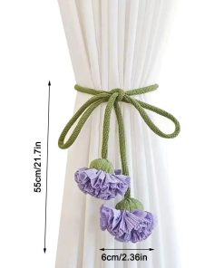 Embrasse Rideau Fleur Originale