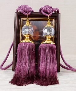 Embrasse Rideau Vintage deep purple